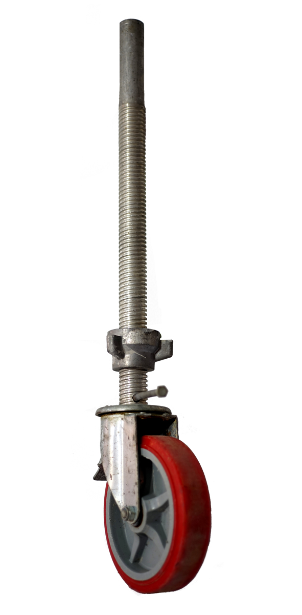 CASTOR 8" BUTTRESS LEG ALUM ADV