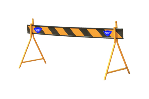 BARRICADE BOARD B/Y PVC 2.4mtr/8ft