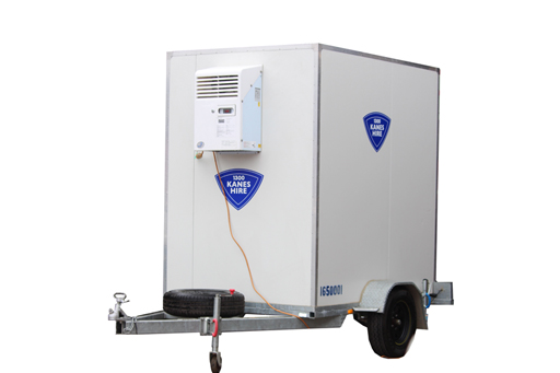 Mobile Cool Room Trailer Mounted 1.5x2.1x2.1h 240v