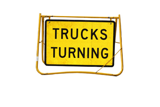 Trucks Turning complete with stand