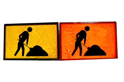 WORKMEN AHEAD (PICTURE)