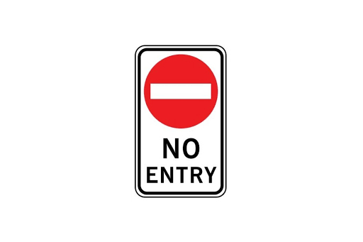 NO ENTRY