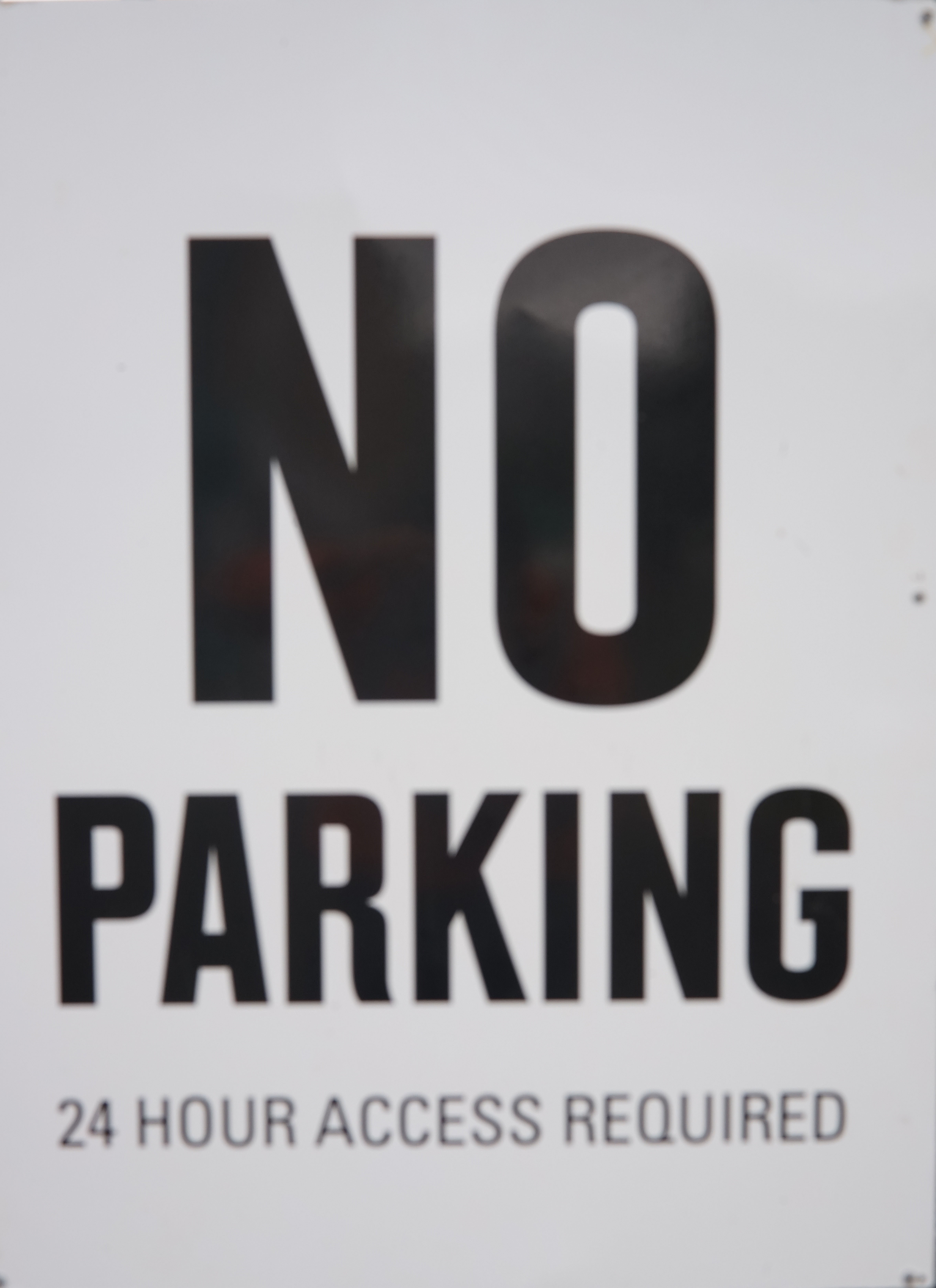 NO STANDING OR PARKING