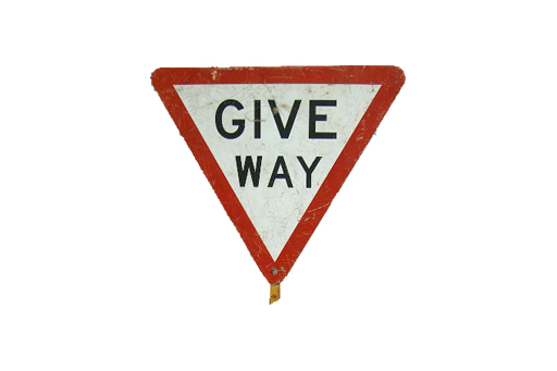GIVE WAY AHEAD (PICTURE)