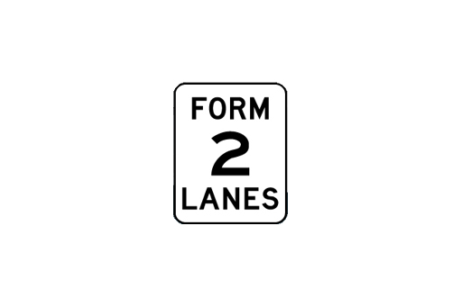 FORM TWO LANES