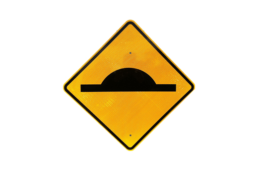 ROAD HUMP AHEAD (PICTURE)