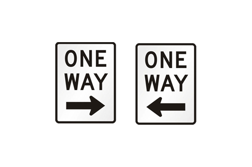 ONE WAY <---->
