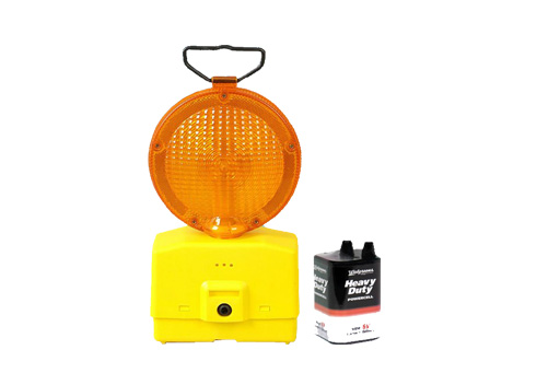 FLASHING LIGHT & BATTERY