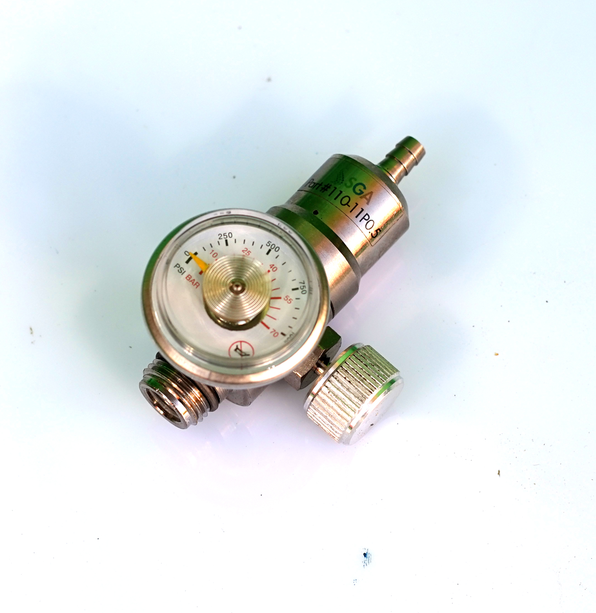 Gas Detector Bump Test Regulator