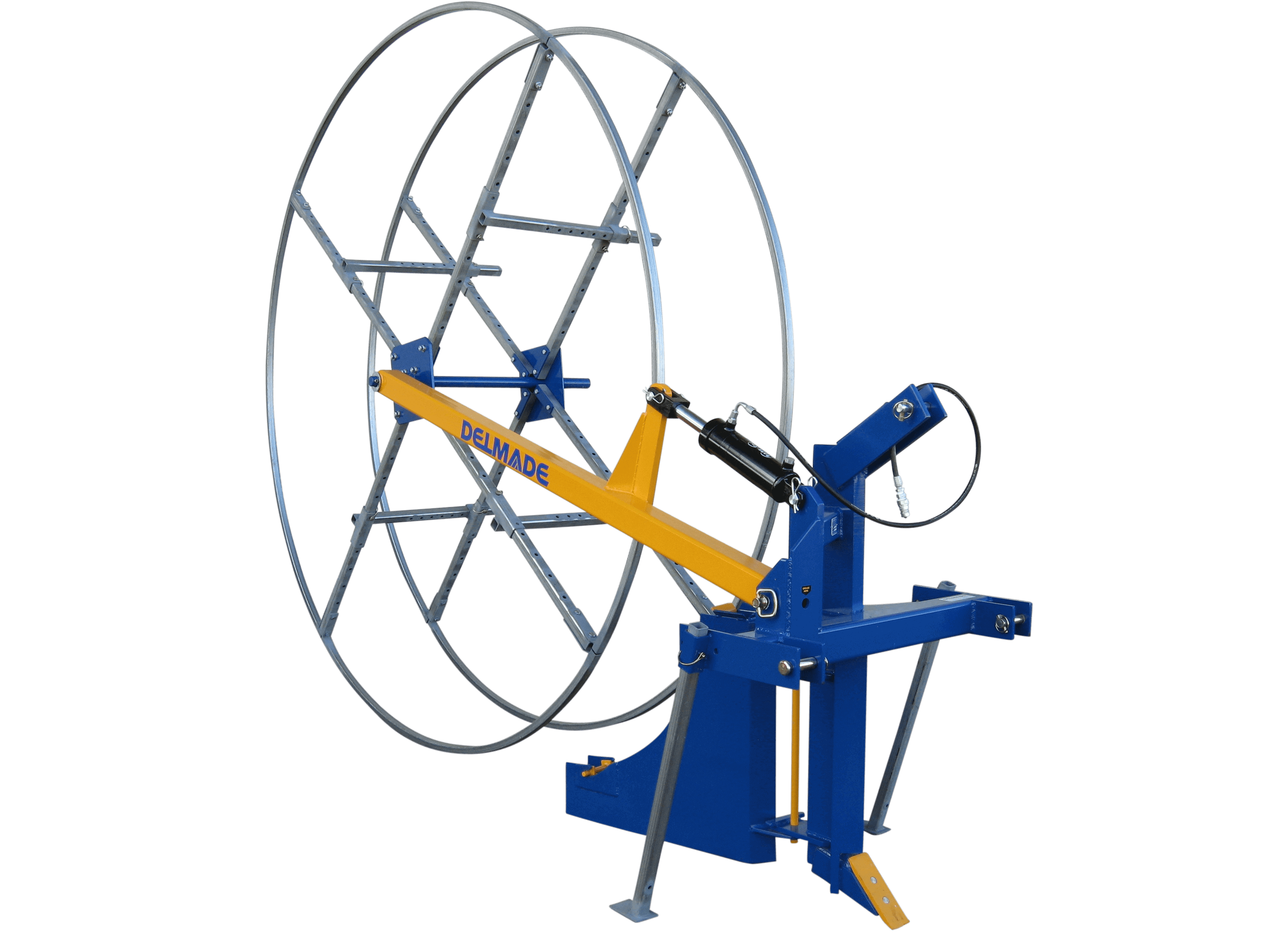 Poly Pipe Layer Tractor Attach 1 Man Op 2" Cap