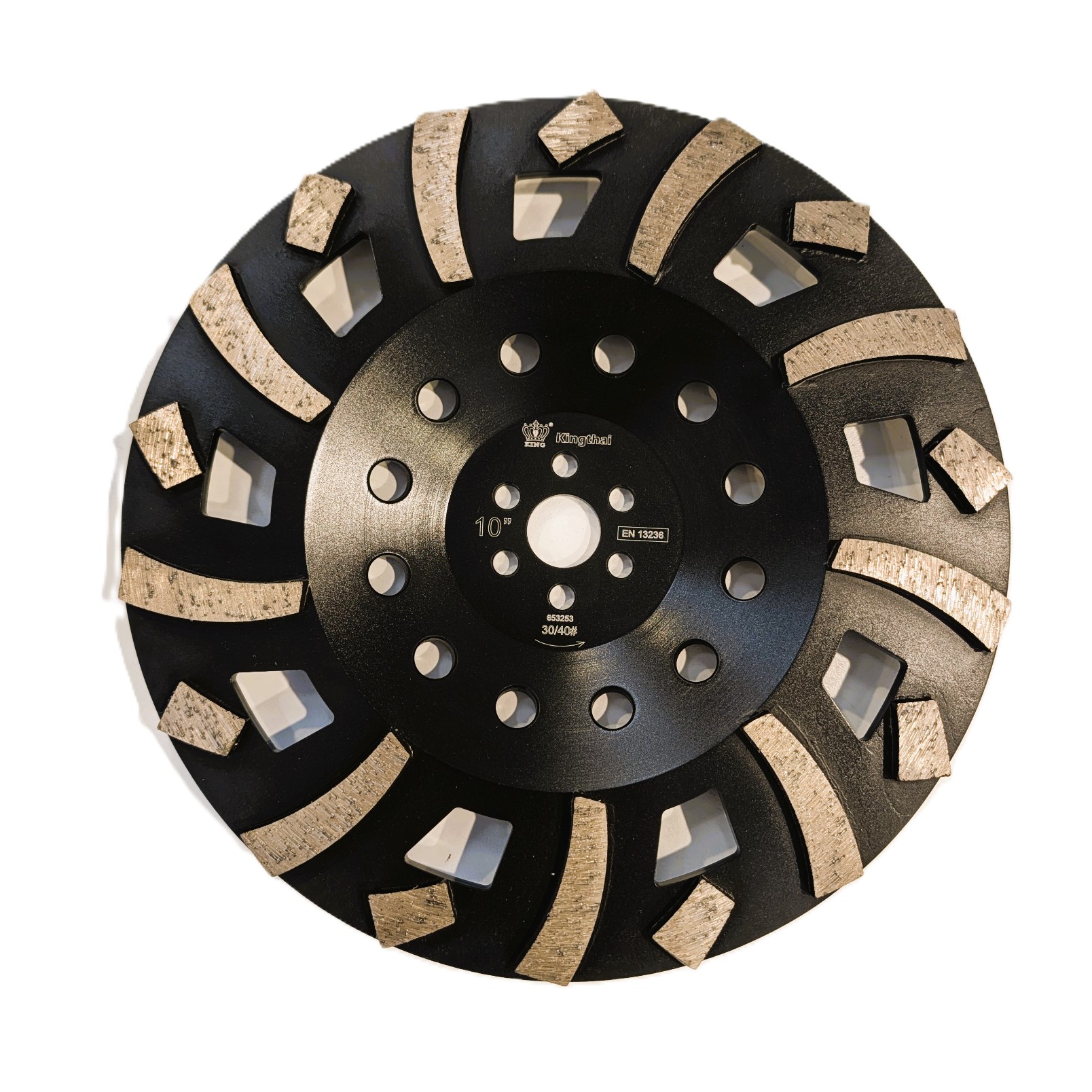 CUP WHEEL 10" GENERAL PURPOSE BLACK 30#