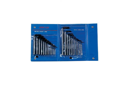 ALLEN KEY SET IN WALLET SHORT ARM MET