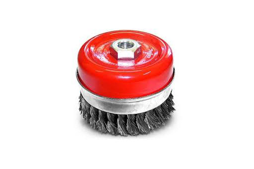 BRUSH CUP 75x10x1.5 T/S 4" ANGLE GRINDER