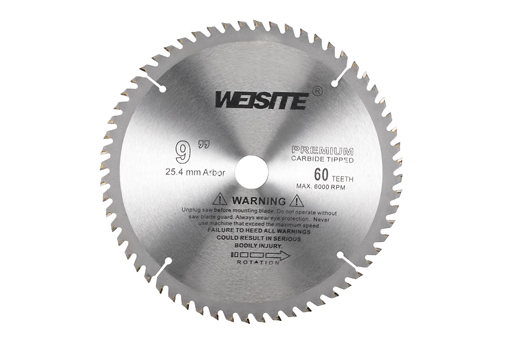 CIRCULAR SAW BLADE 9" 60T WOOD TUNGSTEN