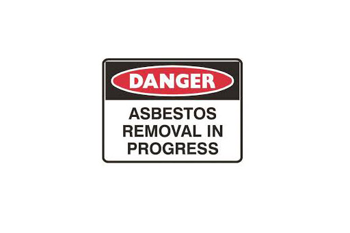 DANGER ASBESTOS REMOVAL IN PROGRESS
