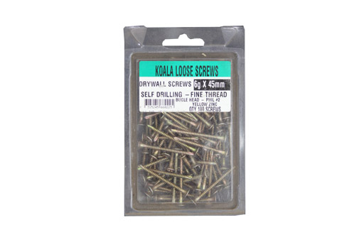 Screws Plaster/b (drilling) 6g x45