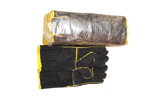 GLOVES WELDERS 406mm Black/Gold Med Duty