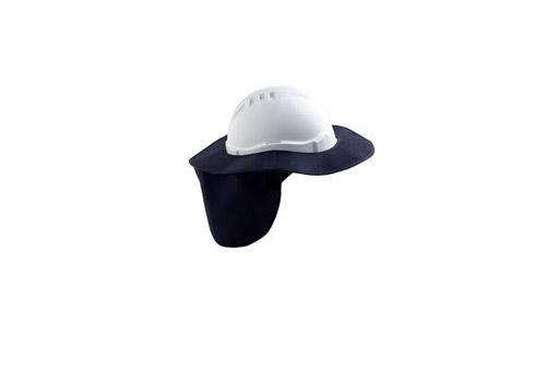 HARD HAT SUN BRIM & NECK FLAP BLUE