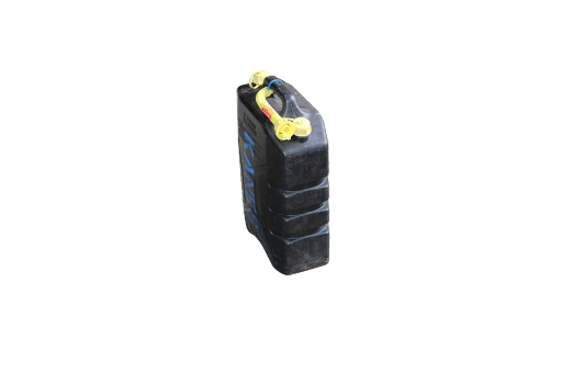 Jerry Can Black 20ltr Plastic & Nozzle