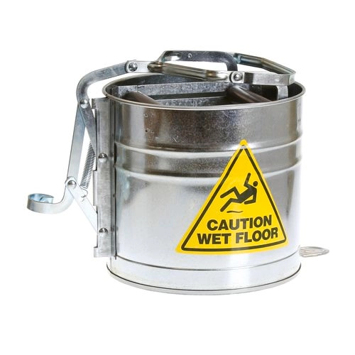 MOP BUCKET & CASTOR GALVANISED 16 LTR