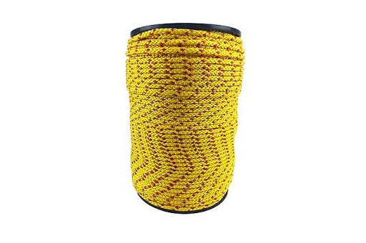 ROPE POLYETHENE 8mm YELL/RED PER METER