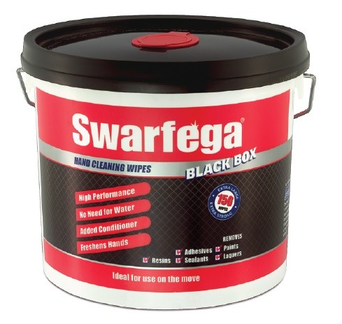 Swarfega Black Box Wipes Tub 75 wipes