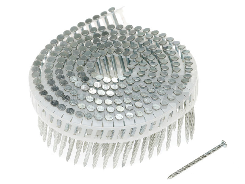 COIL FAC SCREWSHANK 2.87x63mm GAL250Nail