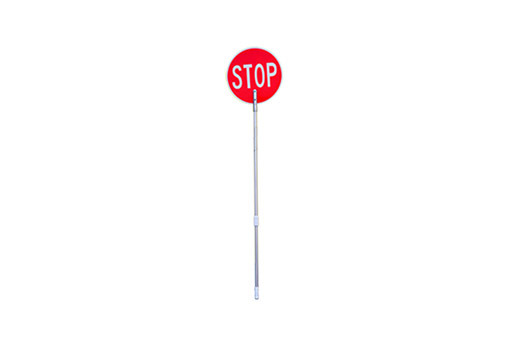 STOP/SLOW PADDLE & HANDLE 450mm REFLECTI